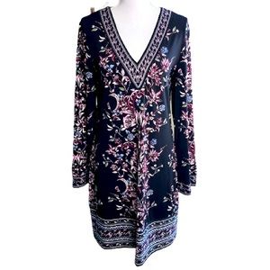 White house Black Market women’s slip dress size M flowered V neck dress shell